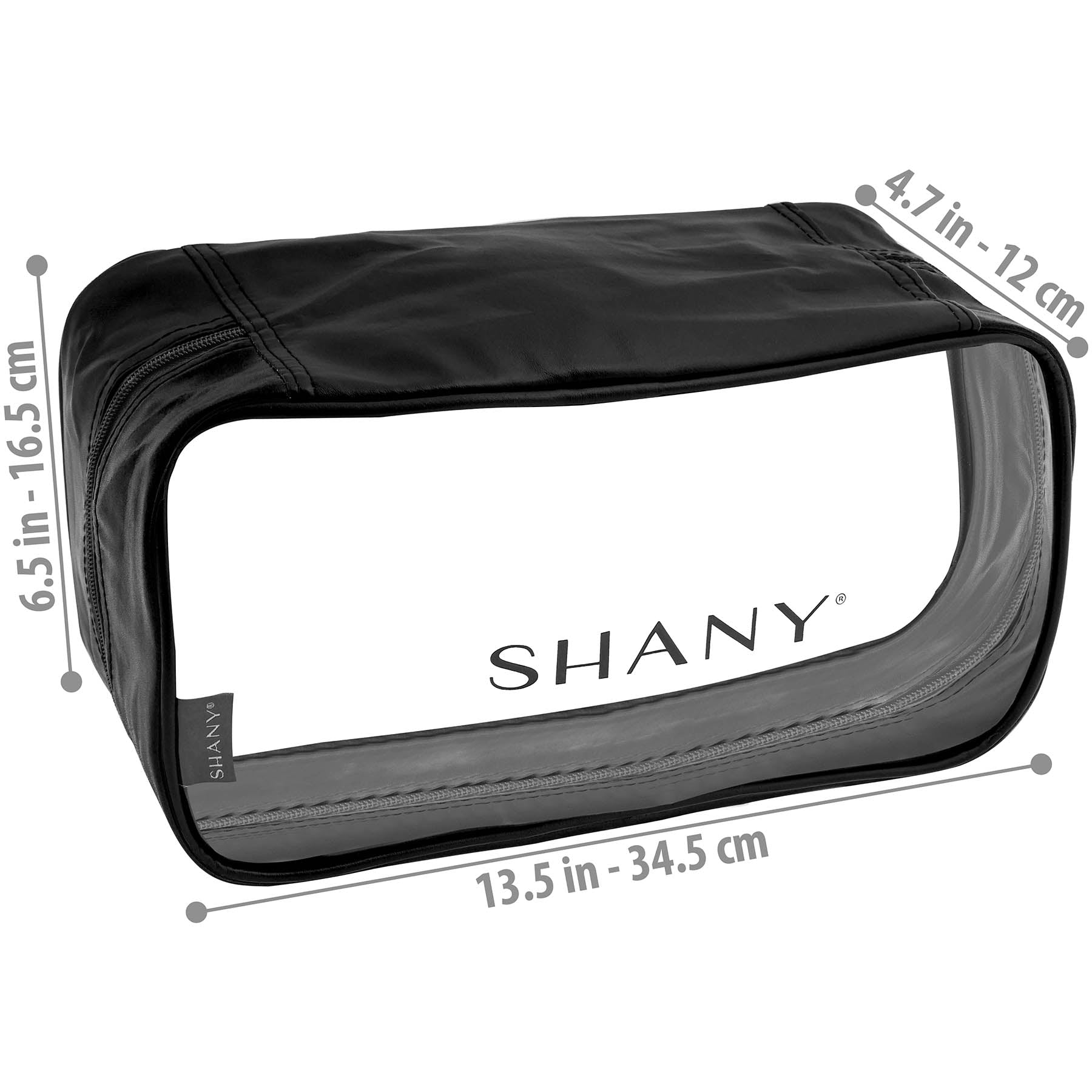 Clear PVC Medium Cosmetics Organizer Bag - Waterproof Travel Makeup Pouch for Toiletries, Brushes & Skincare - Perfect for Home, Gym, Vacation & Airplane Carry-On