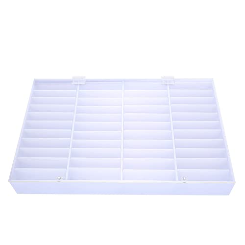 Easy to Clean Nail Art Storage Box - Beautiful & Bright Nail Polish Organizer for Salon & Home Use | Perfect for Manicure Tools, Nail Decoration & Beauty Accessories Storage