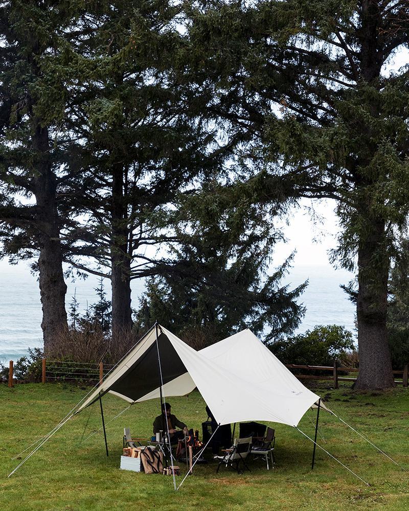 Takibi Tarp Octa - Waterproof Camping Tarp for Outdoor Adventures, Hiking, and Backpacking - Lightweight and Durable Shelter for All Weather Conditions