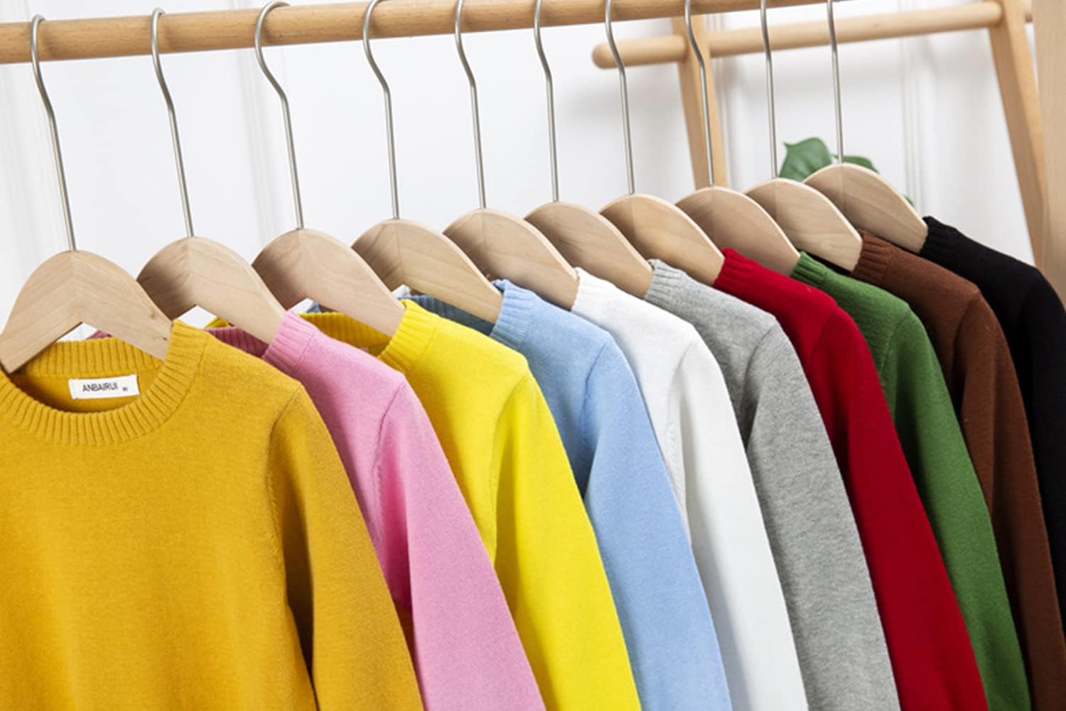 ACESTAR Boys and Girls Uniform Cotton Crew Neck Sweater - Long Sleeve Pullover Knit Sweatshirt for School, Casual Wear & Family Photos