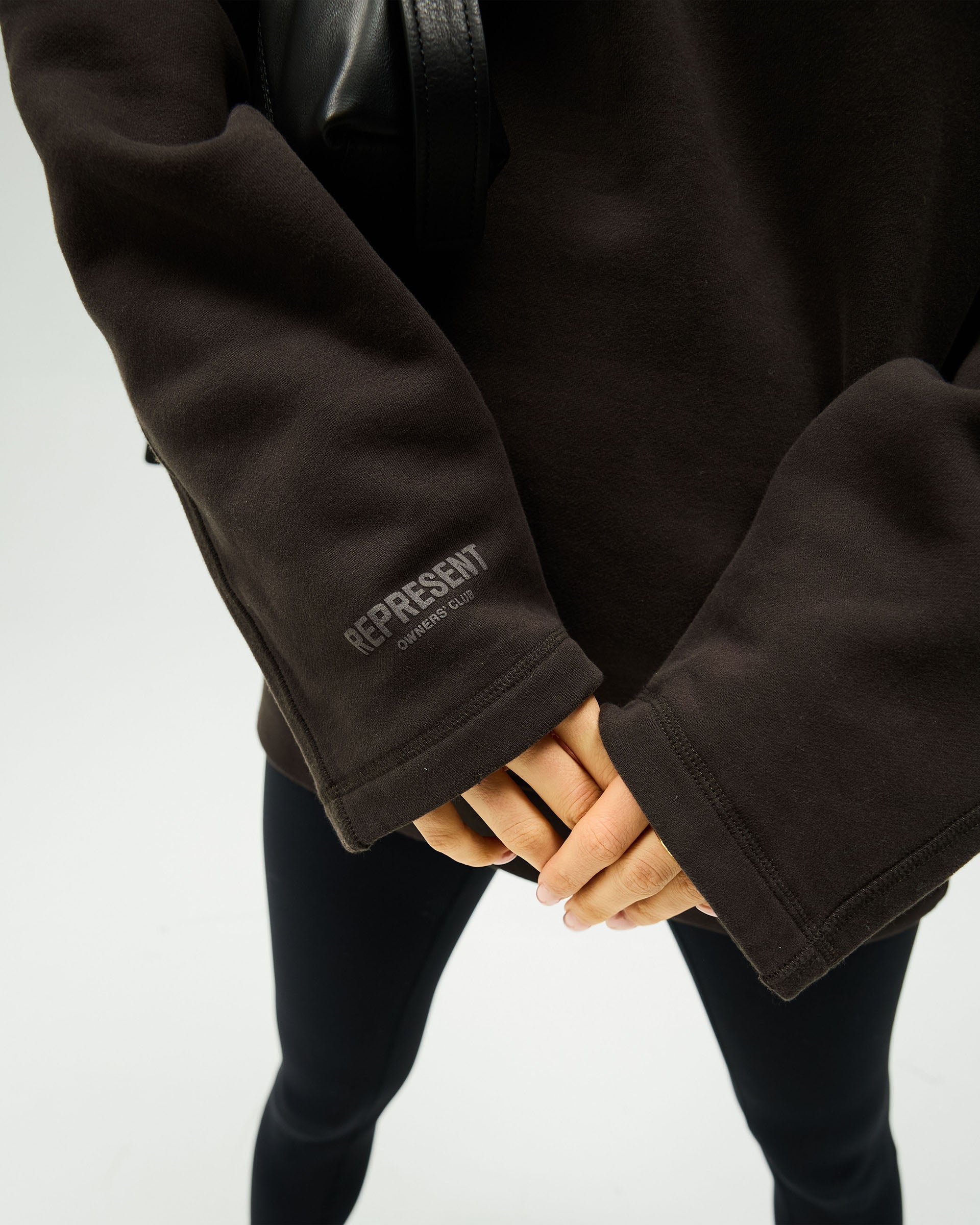 Owners Club Relaxed Fit Sweater for Women & Men - Soft & Cozy Pullover, Black Coffee Color - Perfect for Casual Wear, Lounge & Fall Outfits