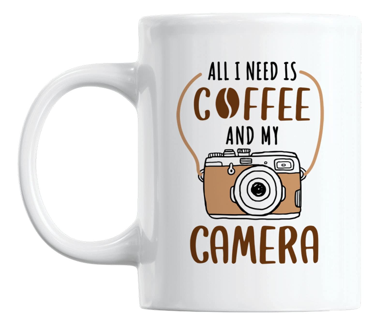 White Ceramic Coffee & Tea Mug - 11oz Inspirational Quote Cup for Photographers & Coffee Lovers - Perfect for Home, Office & Gifts