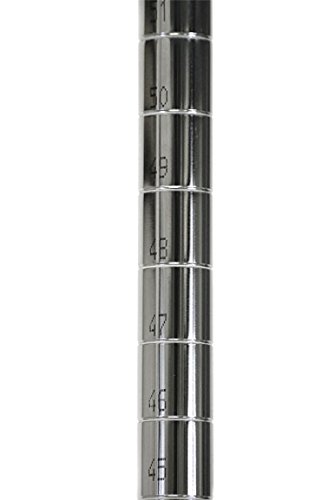 3-Tier Chrome Wire Shelf Cart - 21