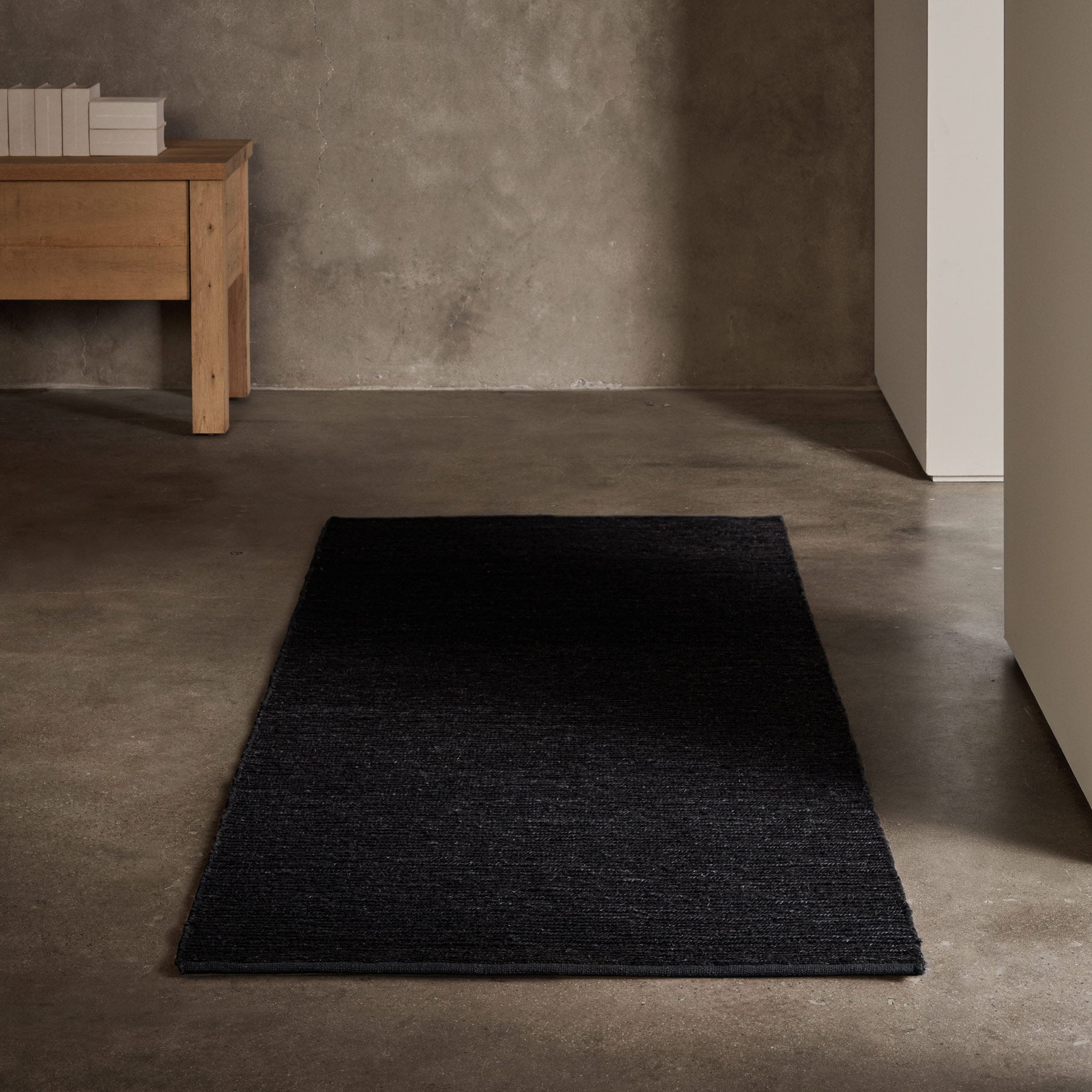 Natural Jute Rug Runner - Charcoal Gray - Eco-Friendly Handwoven Floor Mat for Hallway, Living Room & Bedroom - Perfect for Boho, Farmhouse & Coastal Decor Styles