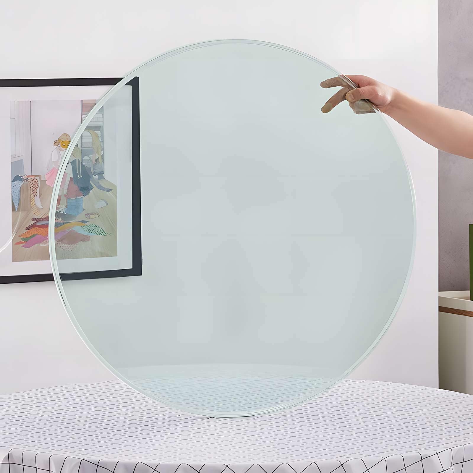 42 Inch Round Tempered Glass Table Top - 1/4