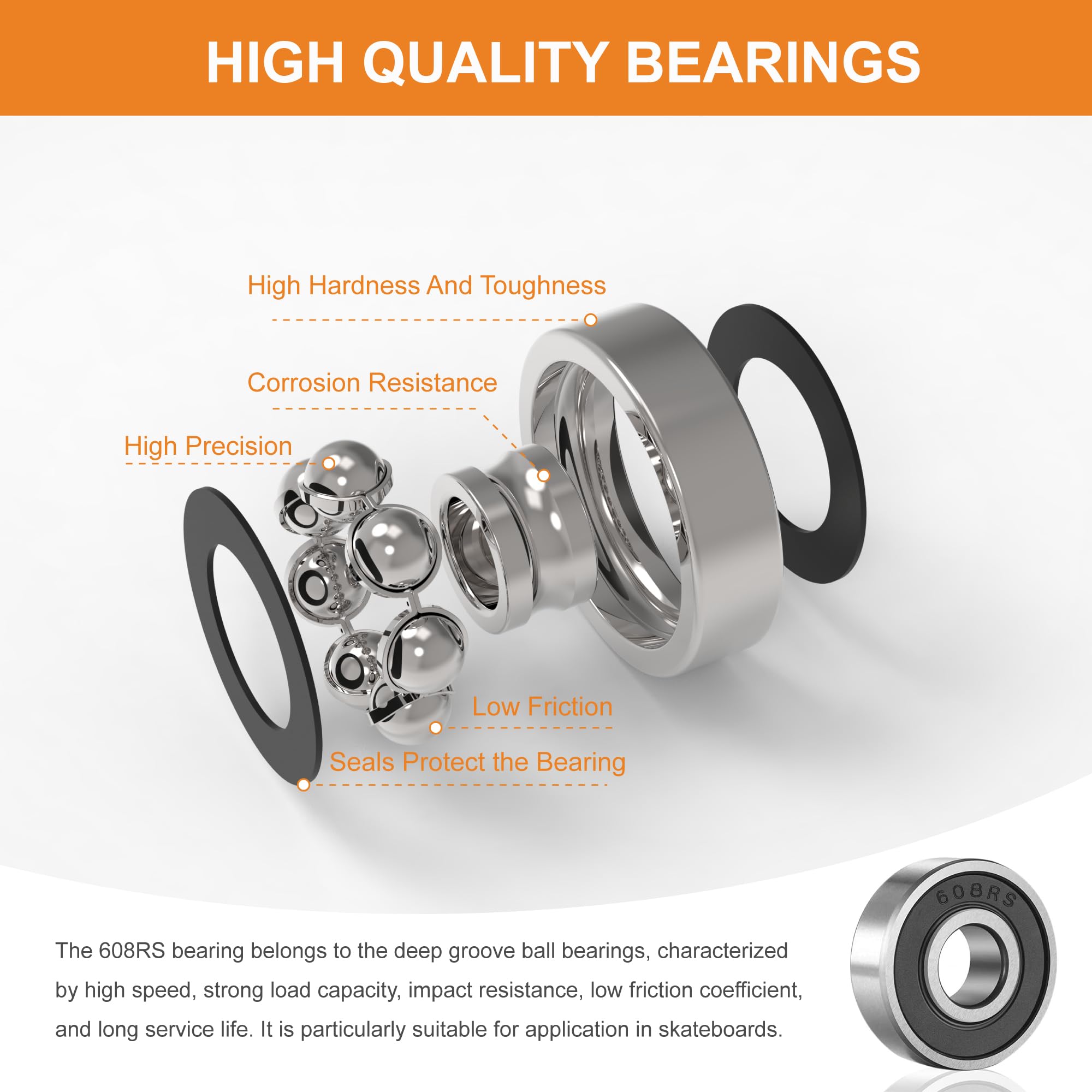 100mm Scooter Wheels Pro Replacement Parts - Aluminum Alloy Wheel Rim with Anti-Lock Bearings for Razor Scooters (2Pcs, 100mm Blue) - Perfect for Urban Commuting, Street Riding & Performance Upgrades