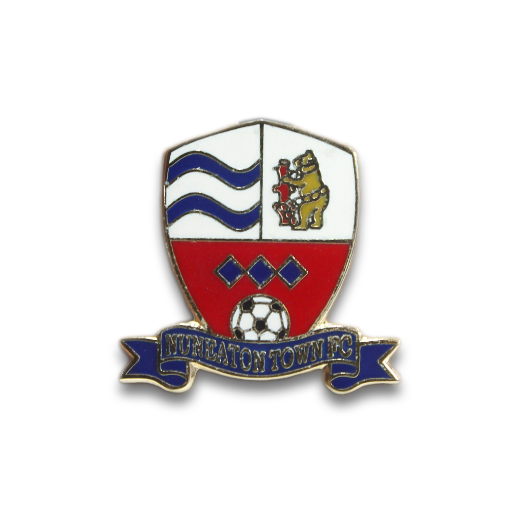 Nuneaton Town FC Pin Badge - Collectible Enamel Lapel Pin for Football Fans - Perfect for Jerseys, Hats & Backpacks