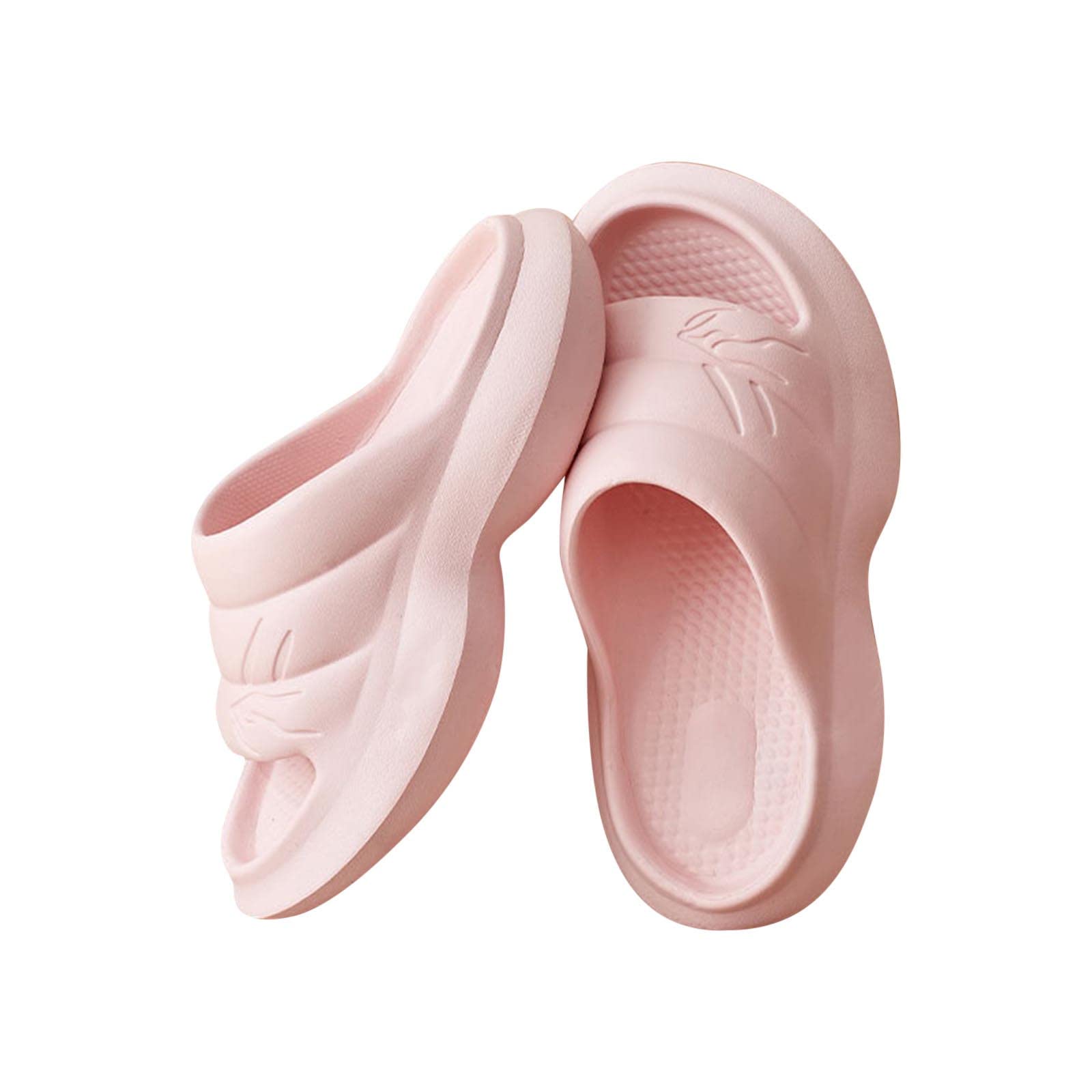 Oiangi Couple Slides Sandals for Women & Men - Non-Slip Summer Slippers with Open Toe & Platform Design - Comfortable Outdoor Beach Shoes for Walking, Poolside, and Vacation Getaways