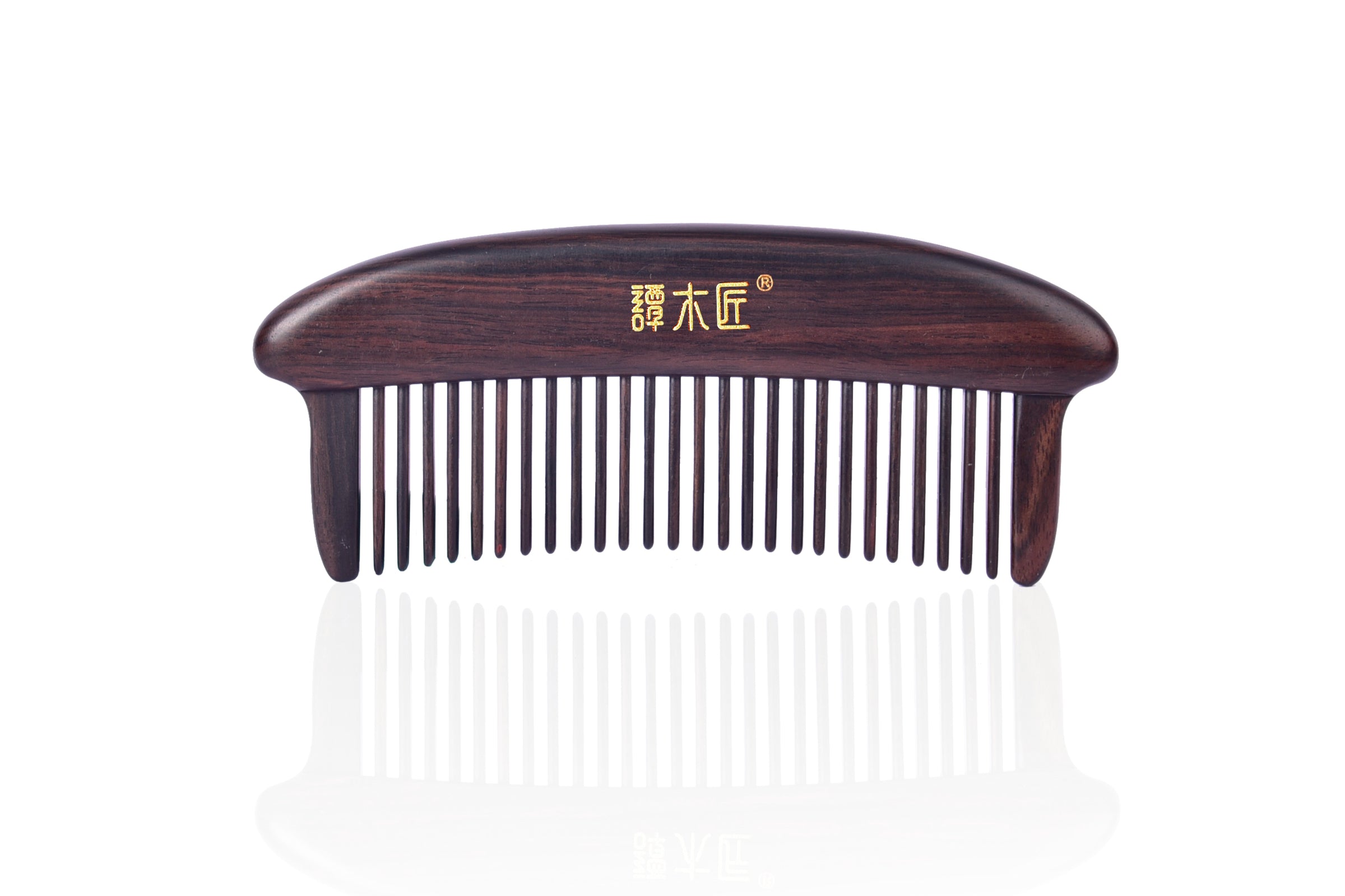 Rose Pattern Wooden Hair Comb for Women - Perfect Gift for Her, Valentine's Day, Anniversary & Special Occasions - Natural Wood Hairbrush for Smoothing & Styling