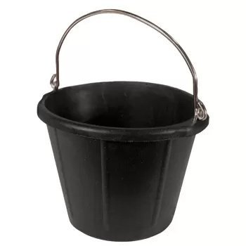 DuraFlex® Heavy-Duty Rubber Bucket - Durable & Flexible for Gardening, Cleaning & Outdoor Use - Perfect for Home, Farm & Construction