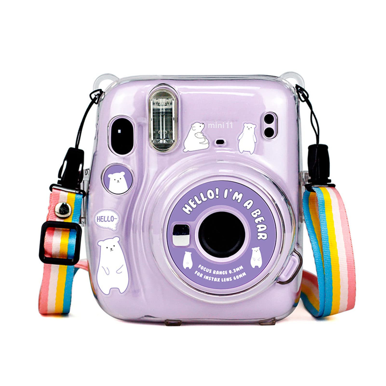 Fujifilm Instax Mini 11 Stickers Set - 5 Sheets with Cute Dessert & Animal Designs for Instant Camera, Photo Frames & Albums | Perfect for Scrapbooking, Journaling & DIY Photo Decor
