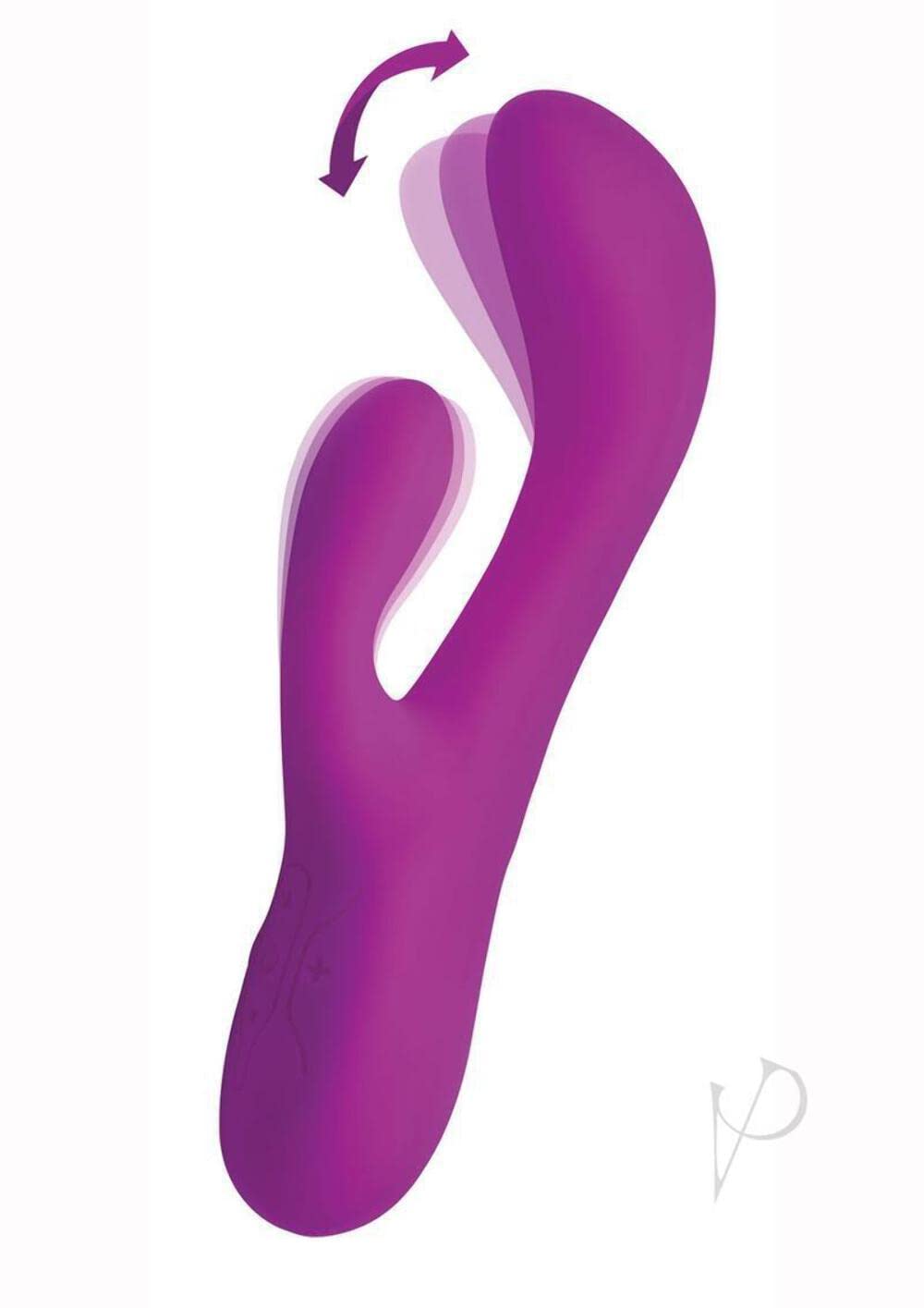 Inmi Come Hither Pro - Rechargeable Moving Head Silicone Rabbit Vibrator for Women - Dual Stimulation G-Spot & Clitoris Massager - Waterproof Adult Toy for Couples & Solo Play