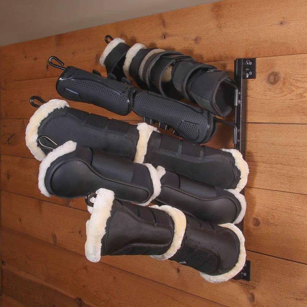 5 Arm Vertical Pad Rack - Heavy Duty Steel Swivel Drying Rack for Car Wash, Cleaning & Detailing Pads | Space Saving Design Fits All Pad Types | Commercial & Home Use | 5 Year Warranty