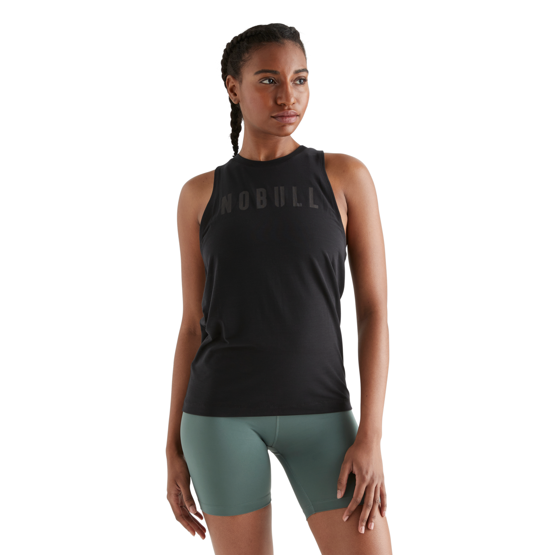 NOBULL Women's High Neck Workout Tank Top - Gym, Running & Yoga Activewear for Women