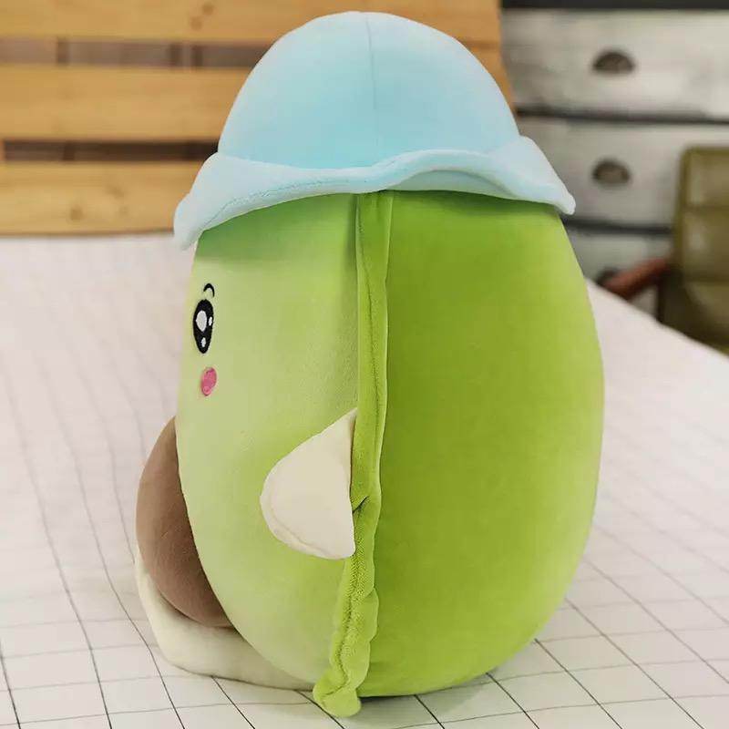 Giant Squishy Avocado Plush Toy - Extra Large Soft Stuffed Avocado Pillow for Kids & Adults - Perfect for Stress Relief, Home Decor, and Cuddling