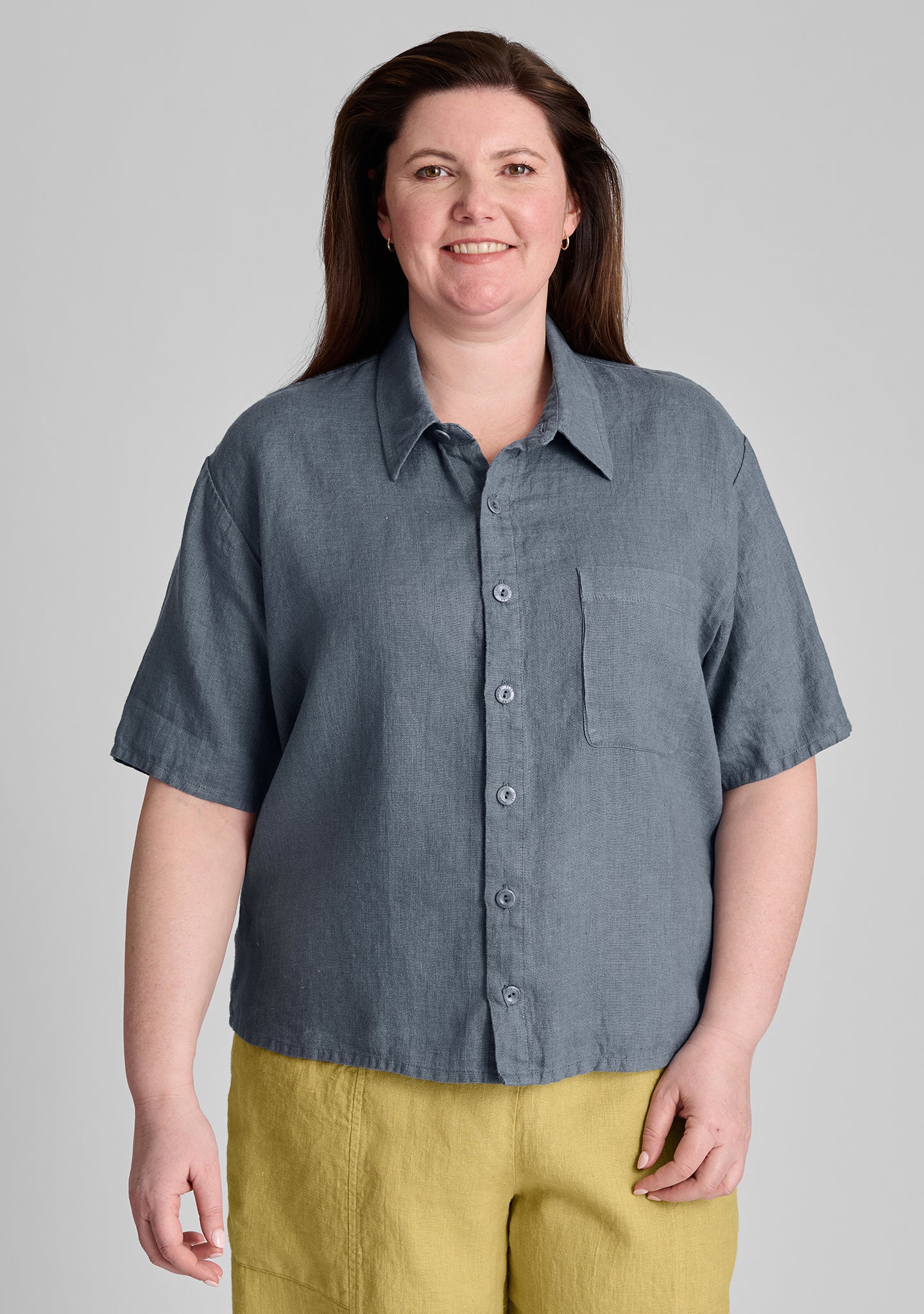 Premium Linen Button Down Shirt for Men & Women | Breathable & Comfortable Casual Wear | Perfect for Office, Travel & Summer Outfits