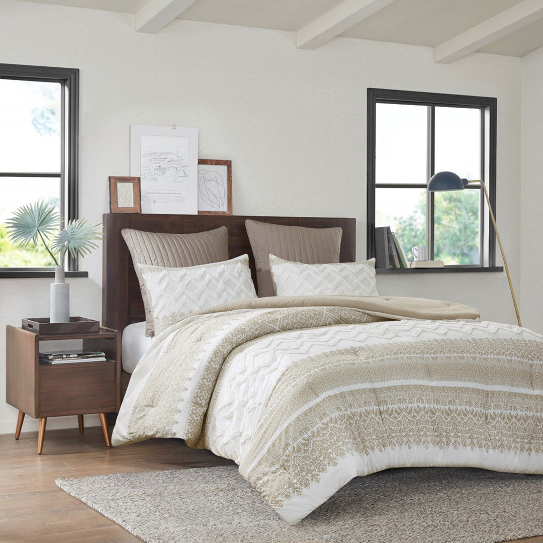 Premium Mila Comforter Set - Soft & Breathable Bedding for All Seasons - Perfect for Master Bedroom, Guest Room & Cozy Home Decor
