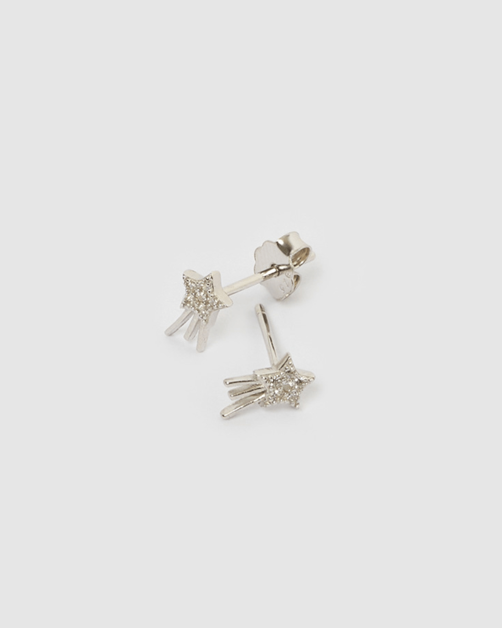 Izoa Astrid Stud Earrings - Sterling Silver Minimalist Earrings for Women, Hypoallergenic Cubic Zirconia Studs | Perfect for Everyday Wear, Office, Date Night & Special Occasions
