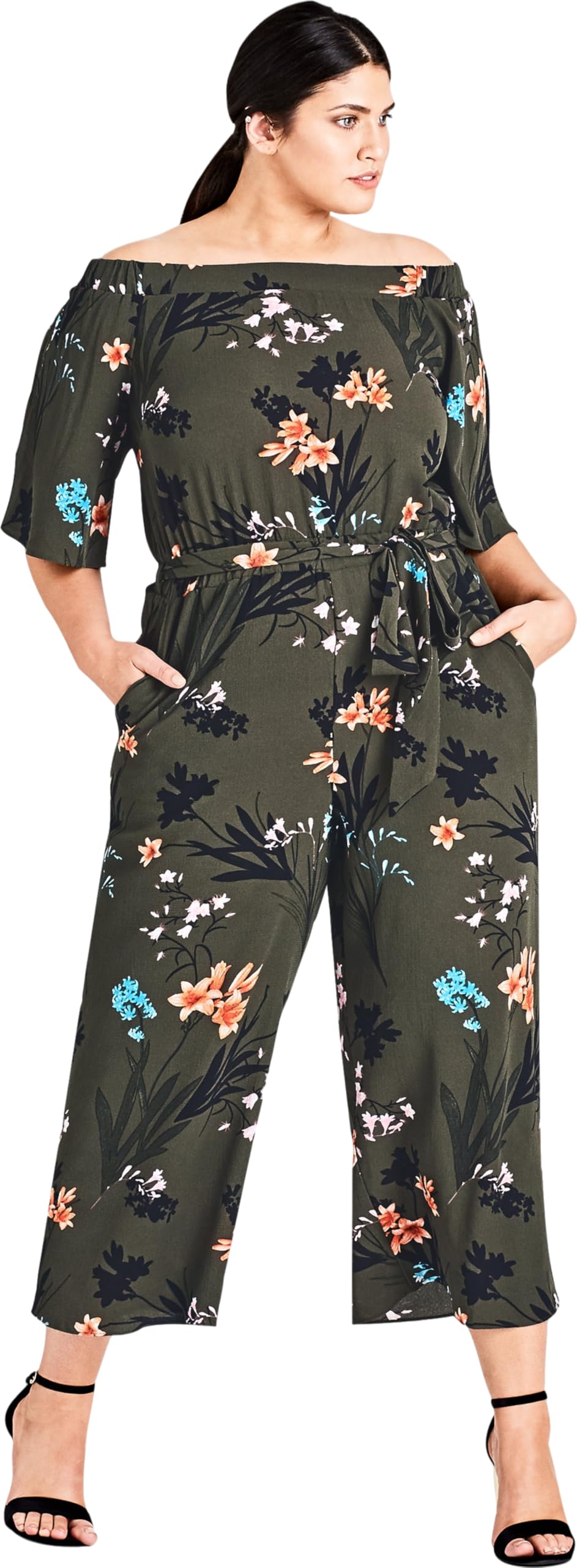 Women's Jungle Print Jumpsuit - Stylish One-Piece Romper for Casual Wear, Outdoor Adventures & Summer Vacations