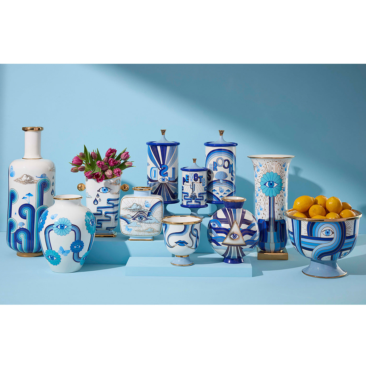 Premium Druggist Square Glass Vase - Elegant Home Decor for Flowers, Centerpieces & Wedding Arrangements