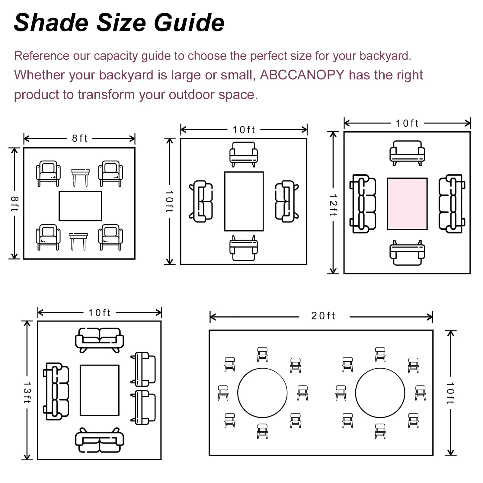 ABCCANOPY 10x12 Outdoor Gazebo with Mosquito Netting - Waterproof Patio Canopy for Shade & Rain Protection, Durable Garden Gazebo for Backyard, Deck, Lawn & Outdoor Parties (Forest Green)