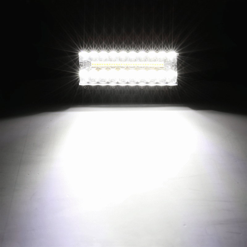 6 Modes 7 Inch 150W White & Amber LED Light Bar - Off-Road, Truck, ATV, UTV, Jeep, Marine & Emergency Vehicle Lighting