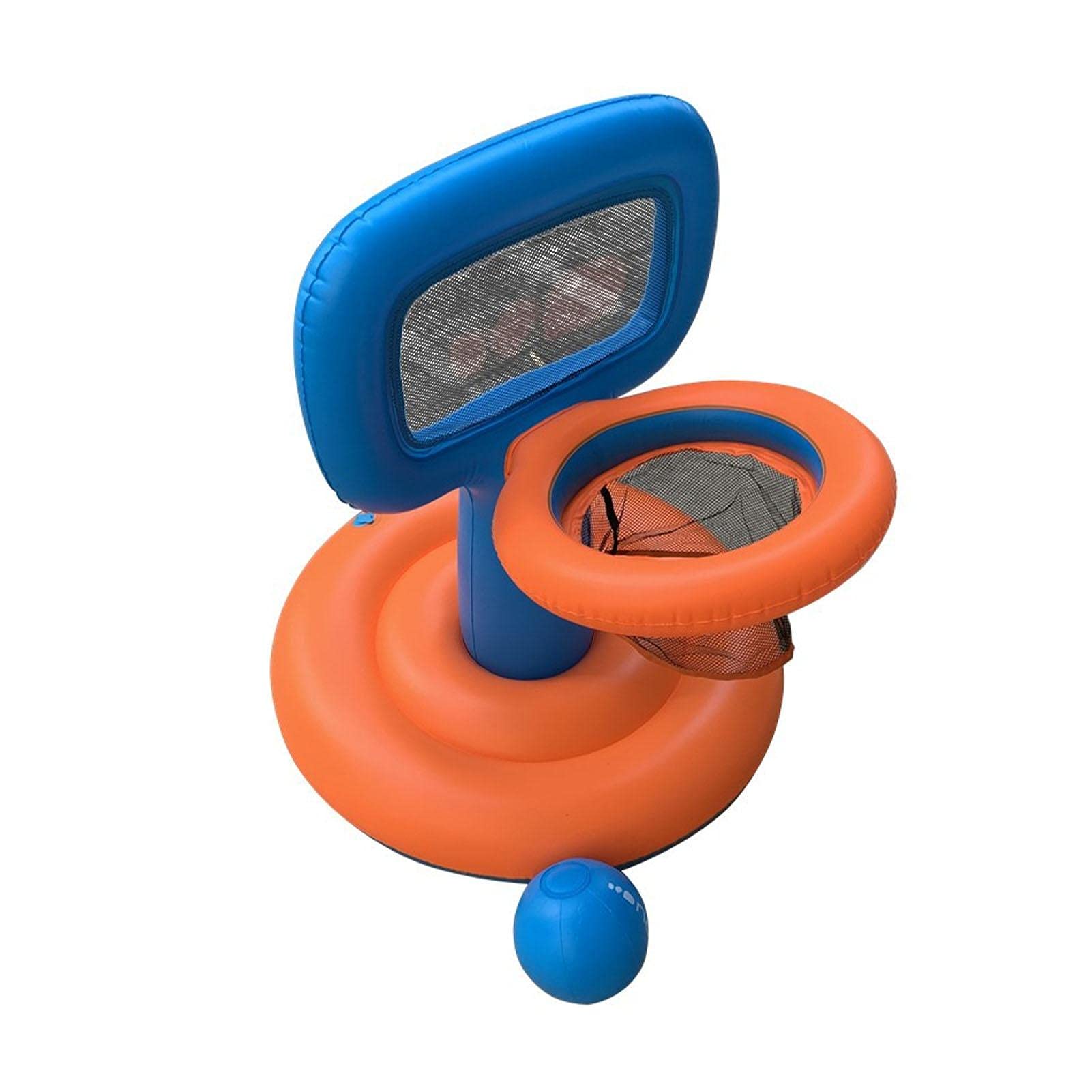 Water Kids Basketball Toy - Inflatable Pool Basketball Hoop, Amphibious Swim Stand for Children, Outdoor & Indoor Water Play, Perfect for Backyard Pools, Maternal-Child Halls, Water Parks & Beach Sports