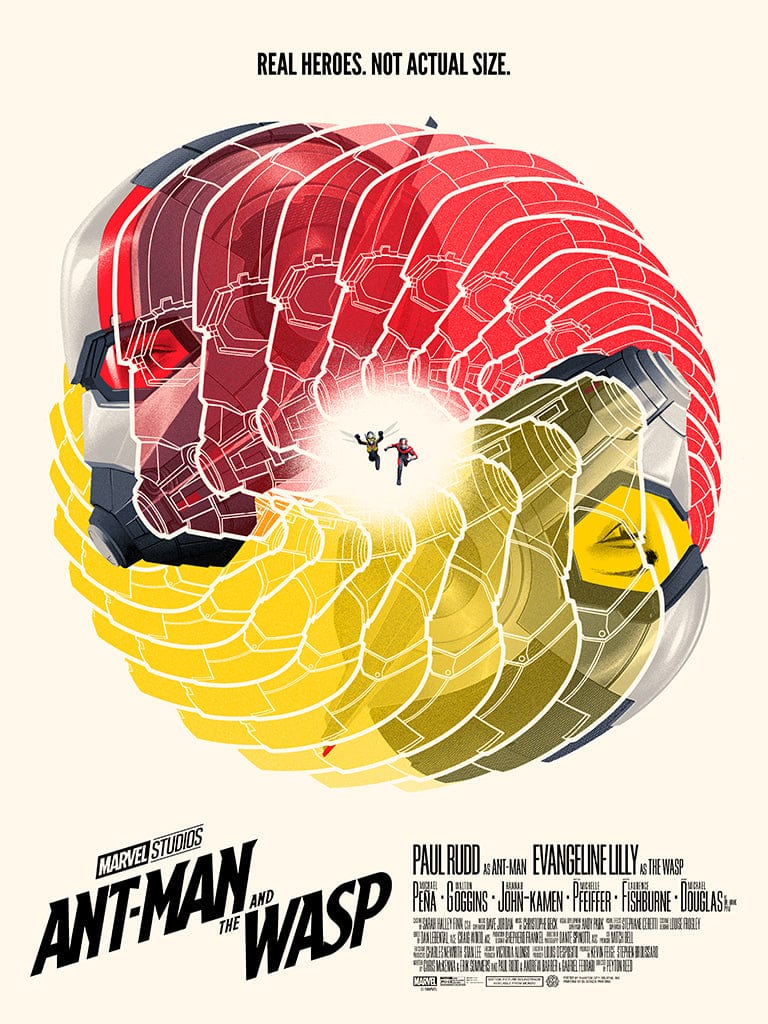Ant-Man and The Wasp Movie Poster (Vertical) - Premium Marvel Superhero Wall Art for Home Theater, Bedroom & Office Decor