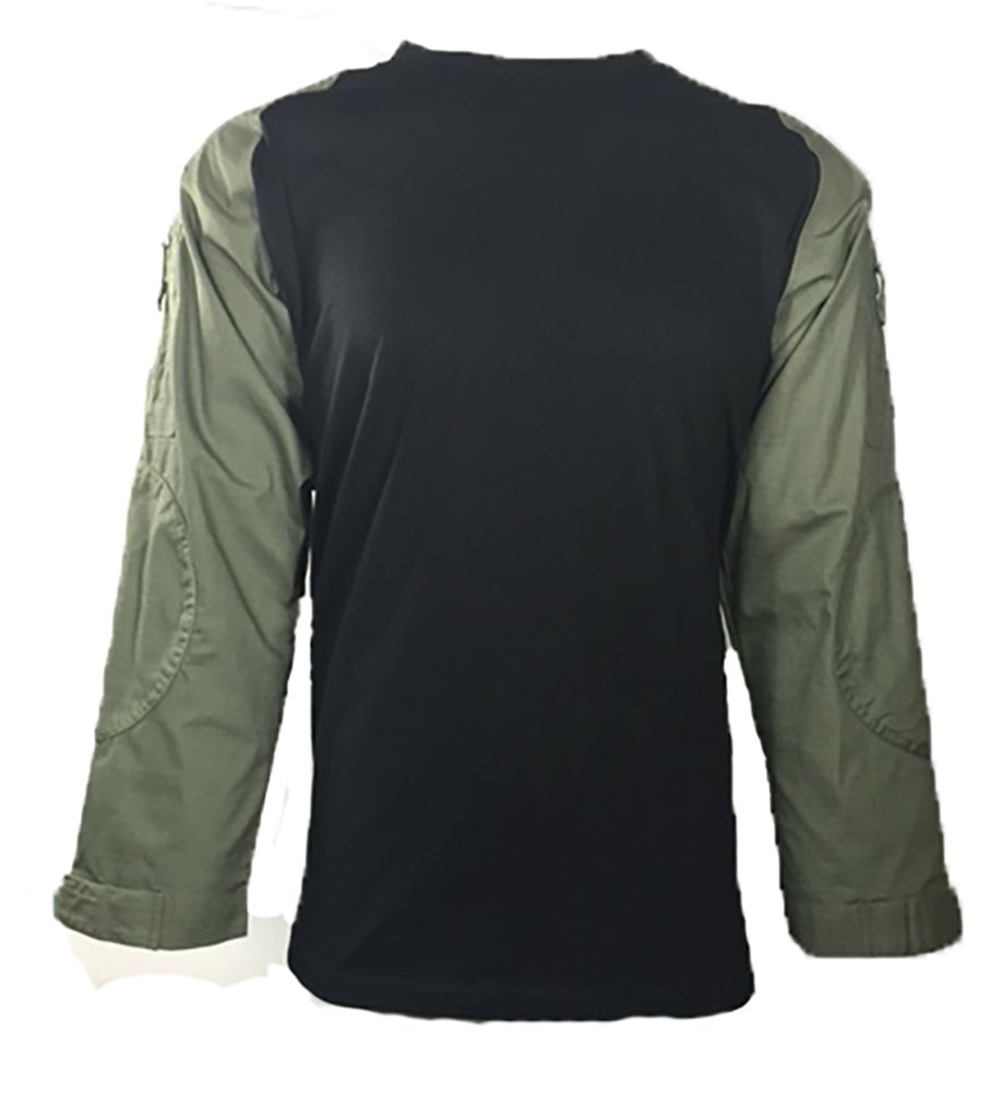 MAFOOSE Tactical Military Combat Camo Paintball Airsoft Mock Shirt - Perfect for Outdoor Training, Airsoft Battles & Tactical Cosplay