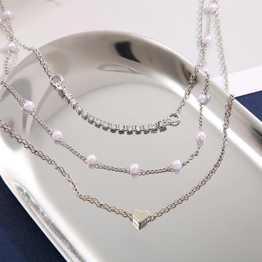 Elegant Gold Pearl Necklace for Women - Handmade Dainty Layered Y-Necklace with Tiny Pearls | Perfect for Weddings, Bridal Parties, Birthdays & Special Occasions | Timeless Pearl Jewelry Gift