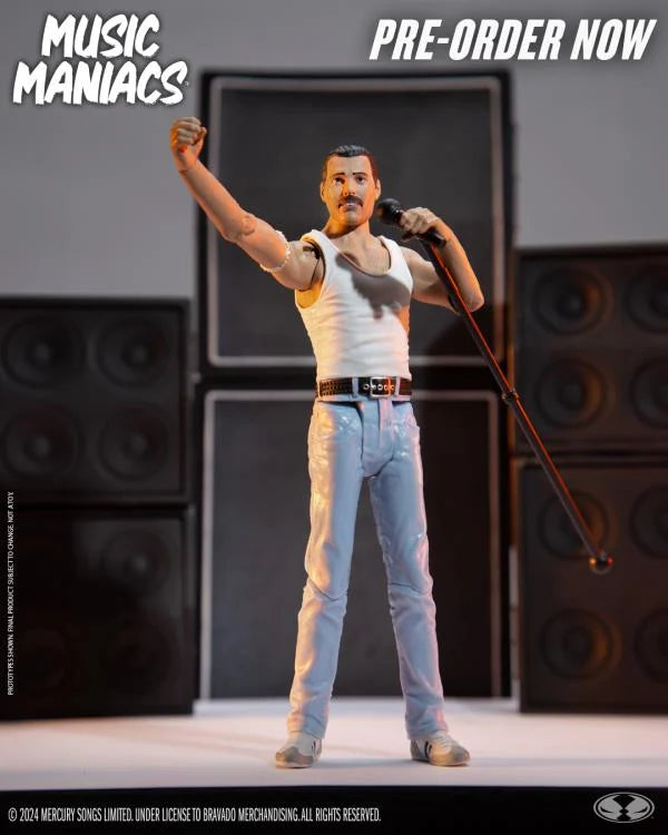 Freddie Mercury Action Figure - Limited Edition Collectible for Music Maniacs | Perfect for Queen Fans, Gift for Rock Music Lovers, Display for Home & Office Decor
