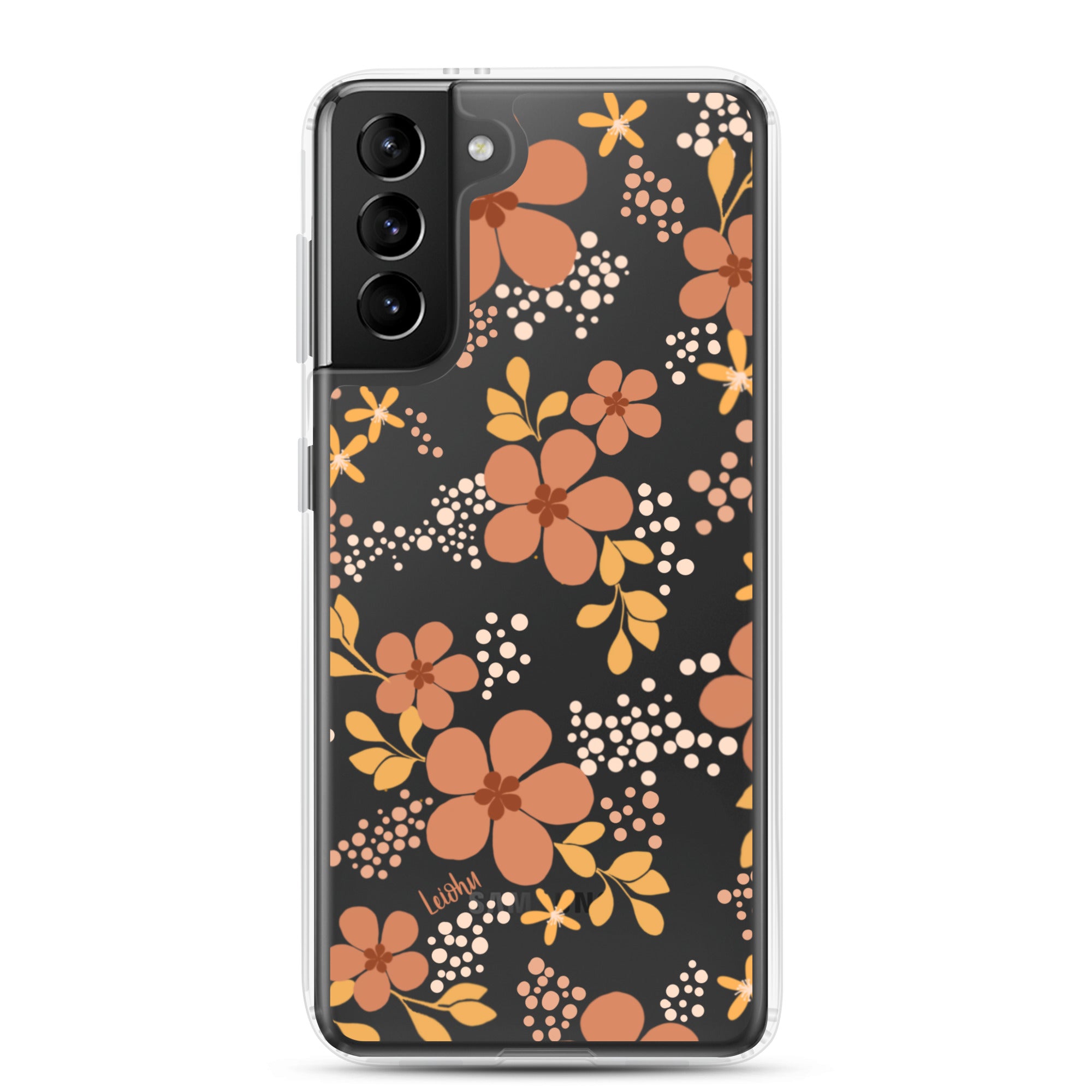 Groovy Pua Clear Protective Phone Case for Samsung Galaxy S21/S20/Note 20 - Slim & Scratch-Resistant Cover for Everyday Use, Work & Travel