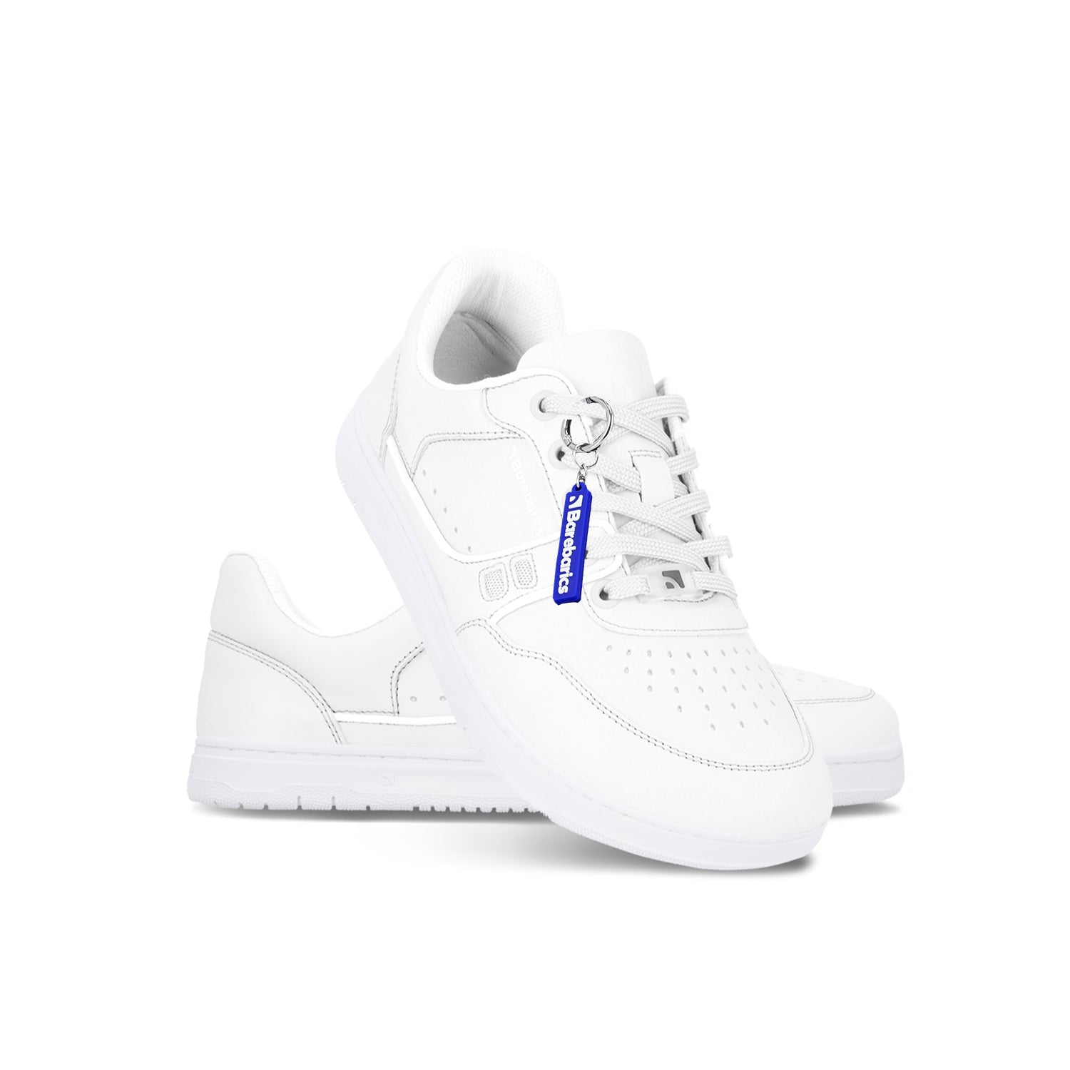 Barefoot Sneakers Barebarics Arise All White - Minimalist Running Shoes for Natural Movement & Gym Workouts