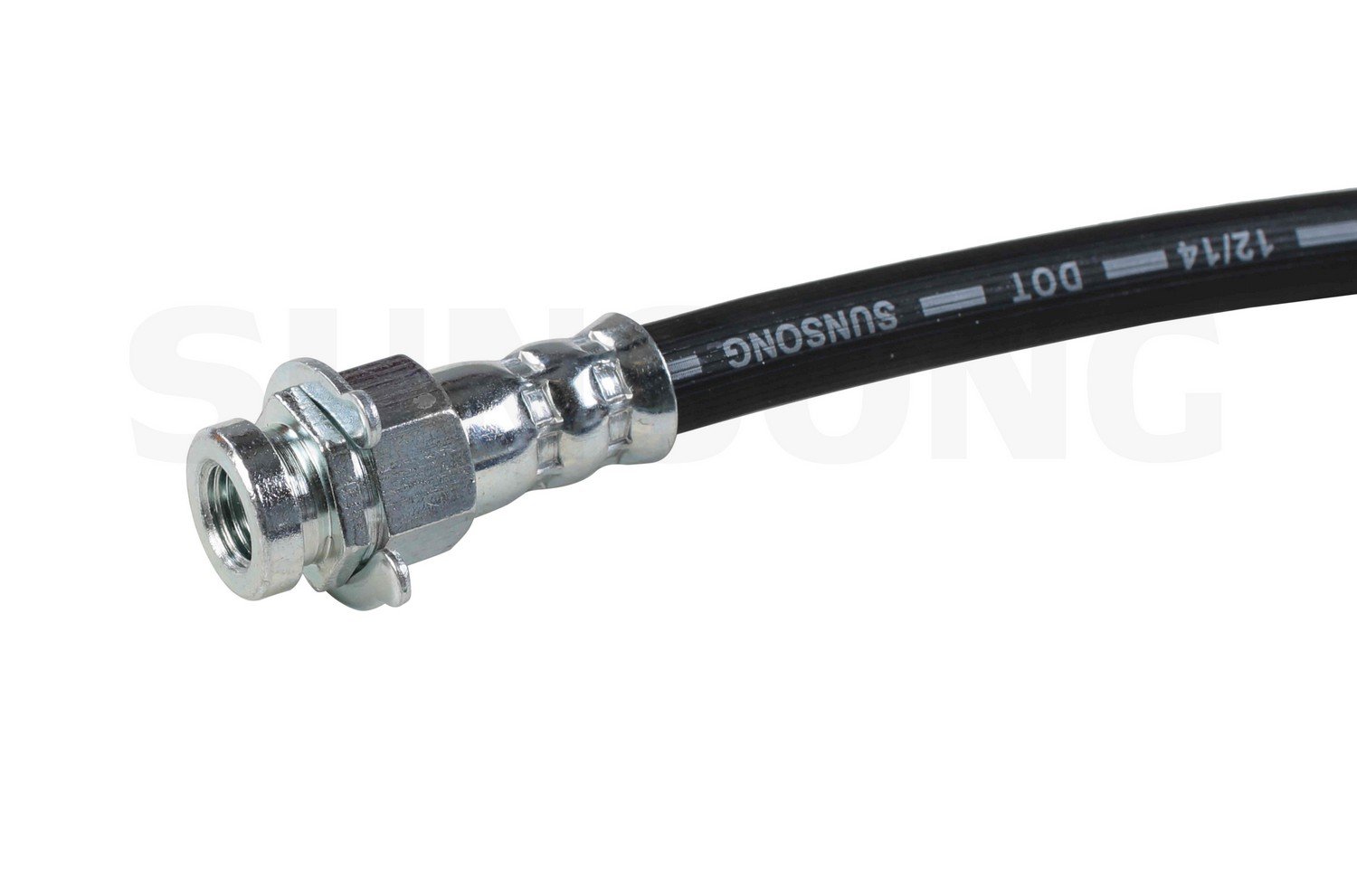 Sunsong 2203911 Brake Hydraulic Hose - High Performance Replacement Hose for Cars, Trucks & SUVs - Durable DOT-Approved Brake Line for Safe Stopping Power - Ideal for Off-Roading, Towing & Daily Driving