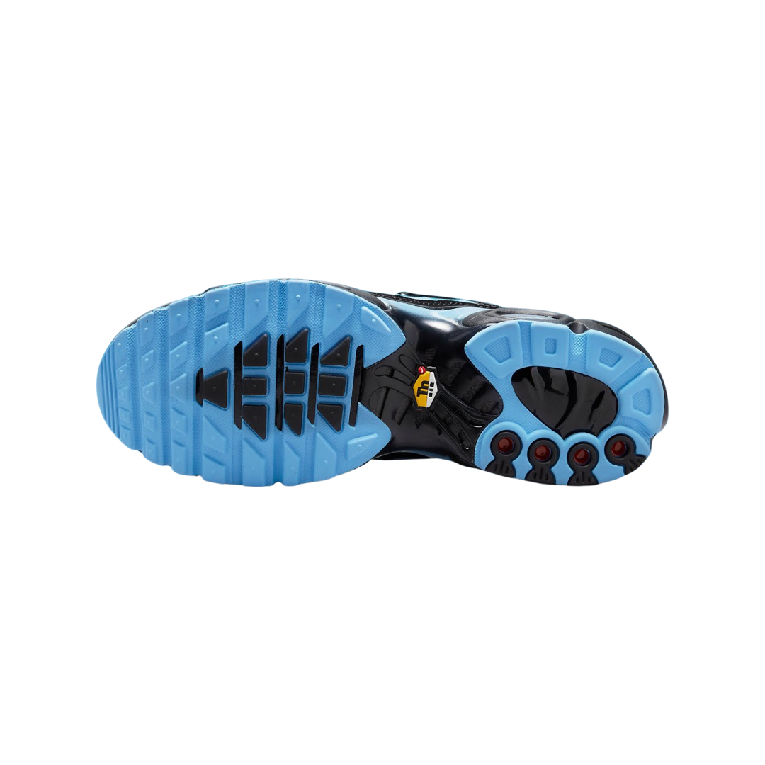 Nike Air Max Plus Running Shoes - Black & University Blue - Men's Athletic Sneakers for Running, Gym & Casual Wear