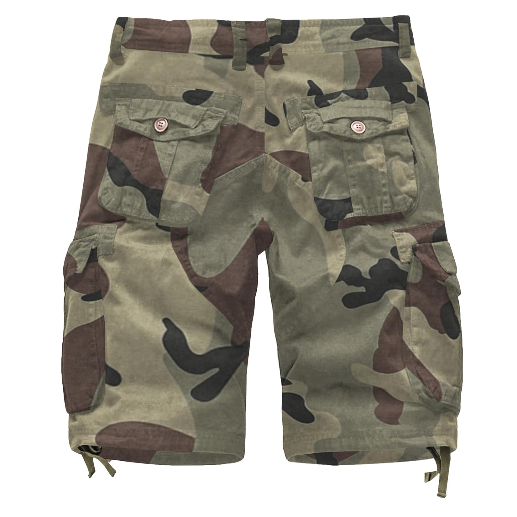 Men's Cargo Shorts - Relaxed Fit Camo Outdoor Hiking Shorts with Multiple Pockets | Casual Work & Adventure Wear for Summer Activities