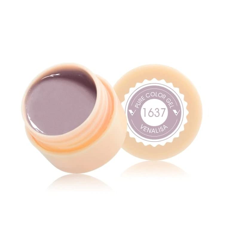 VENALISA 5ml UV Gel Nail Polish - Soak Off Gel Paint for Nail Art, Solid Colors Gel Lacquer with Long Lasting Shine (Color 1637) - Perfect for Salon, Home Manicures & Nail Extensions