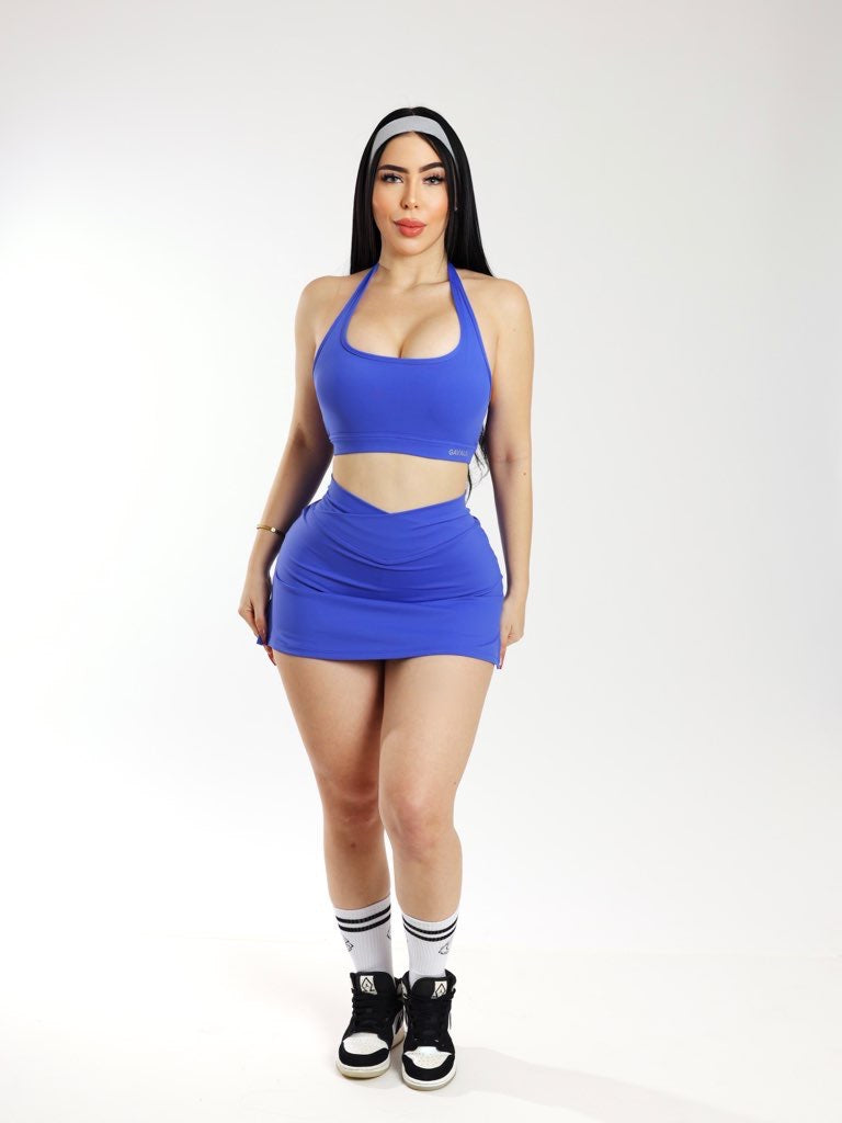 Premium Women's Tennis Skirt Set - Breathable High Waist Athletic Skirt with Built-in Shorts - Perfect for Tennis, Running, Gym & Casual Wear