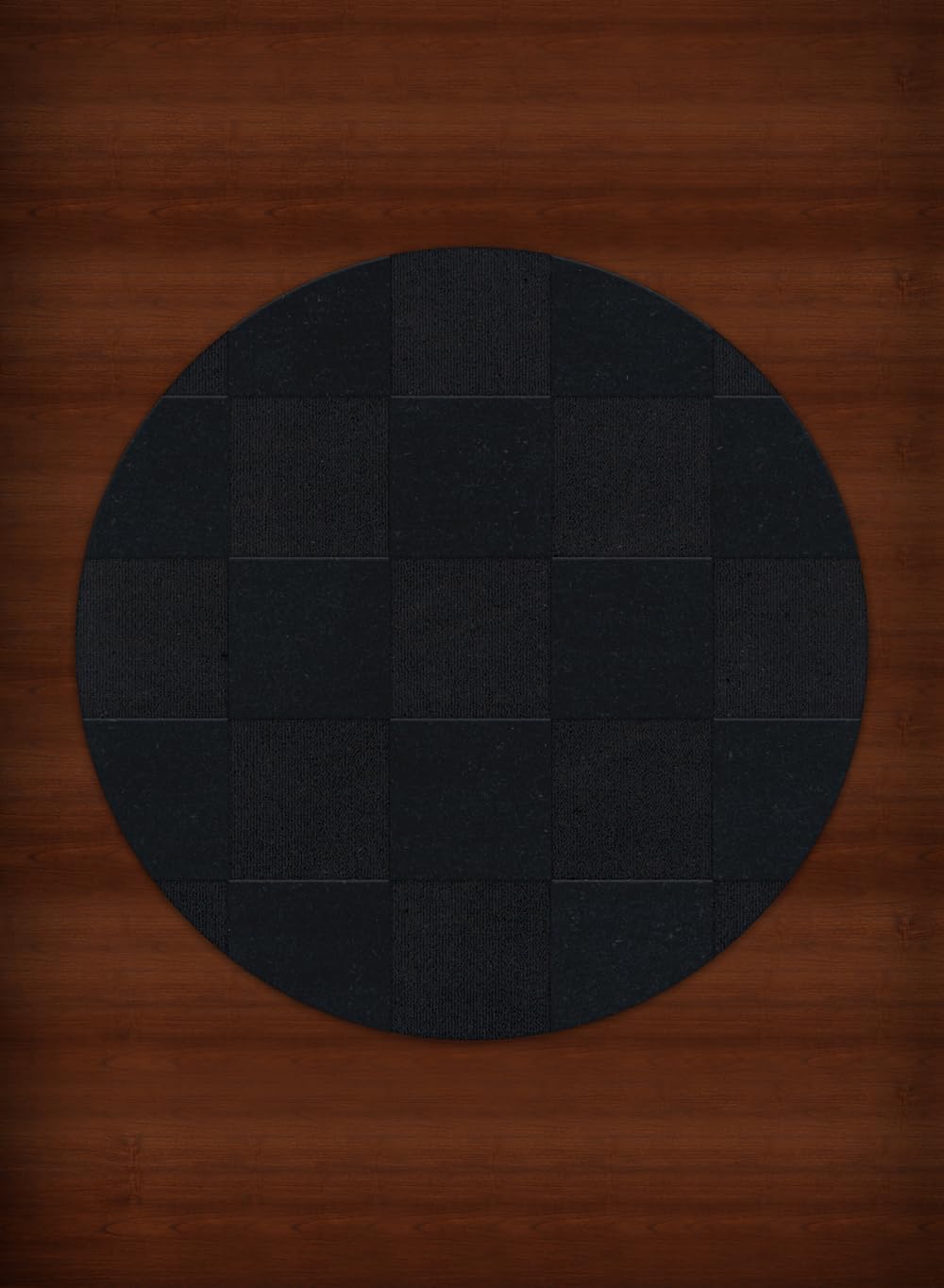 Dalyn Rugs Dover DV15 6-Foot Round Black Area Rug - Perfect for Living Room, Bedroom, or Dining Room Decor
