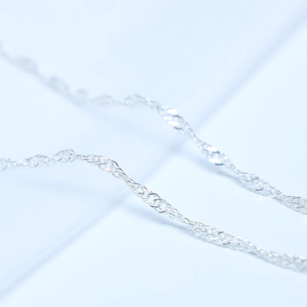 TseenYi Sterling Silver Ankh Pendant Necklace - Egyptian Cross Key Choker with 925 Hallmark - Protection Jewelry for Women & Girls | Perfect for Spiritual Gifts, Boho Fashion & Everyday Wear