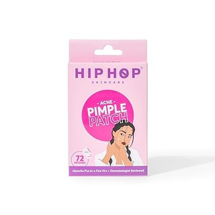 72 Count Hydrocolloid Acne Patches for Fast Pimple Treatment - Absorbs Pus, Flattens Blemishes, Waterproof & Transparent - Suitable for All Skin Types (Men & Women) - Perfect for Overnight Use, Travel & Daily Skincare Routine