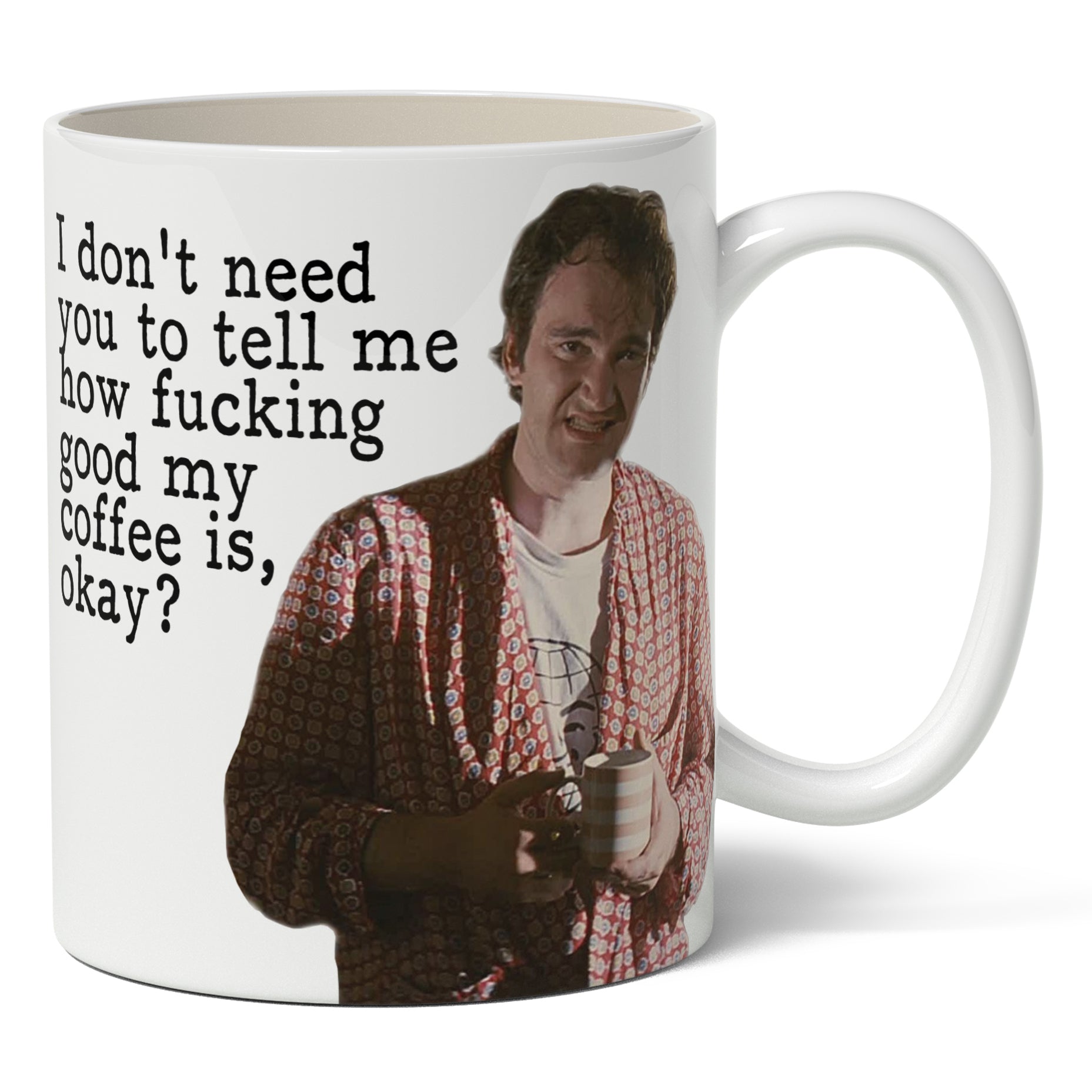 Pulp Fiction Movie Coffee Mug - Quentin Tarantino Inspired Collectible Cup for Fans - Perfect for Home, Office & Gifts