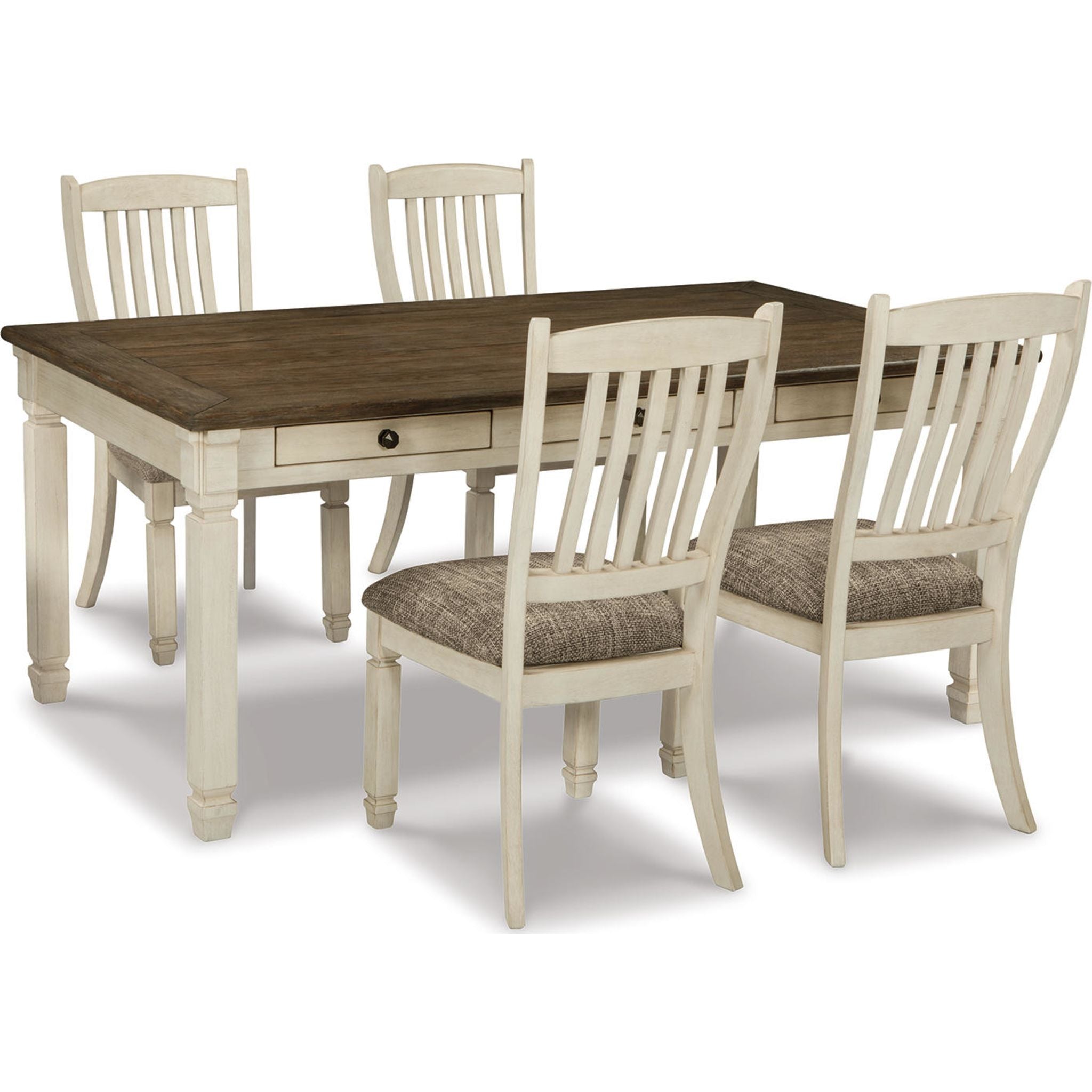 Bolanburg 5-Piece Dining Set - Modern Kitchen Table & Chairs for Small Spaces - Perfect for Apartments, Breakfast Nooks & Cozy Family Meals