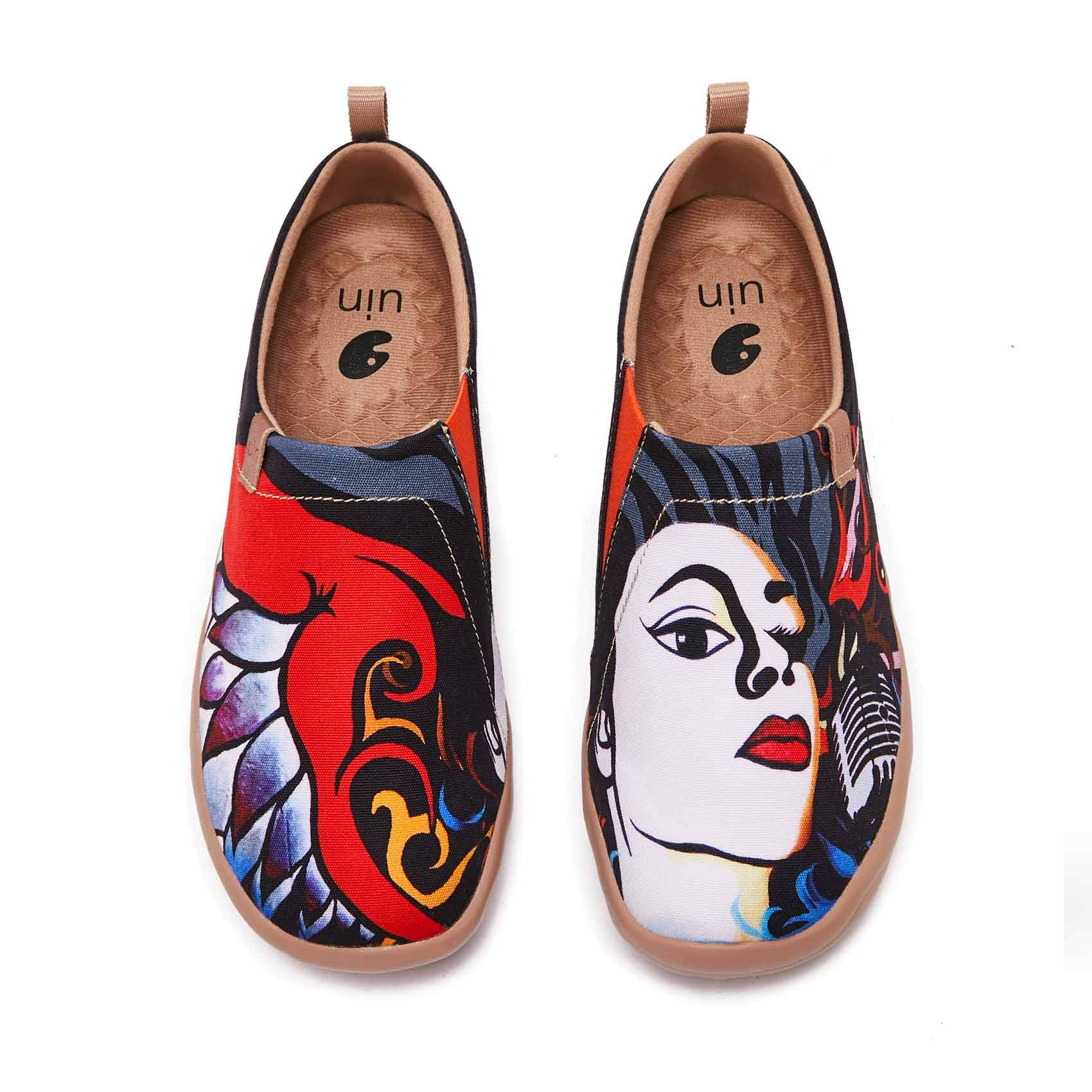 UIN Women's Sneakers - Comfortable Walking Shoes & Fashion Loafers for Casual Wear, Travel, and Everyday Outfits