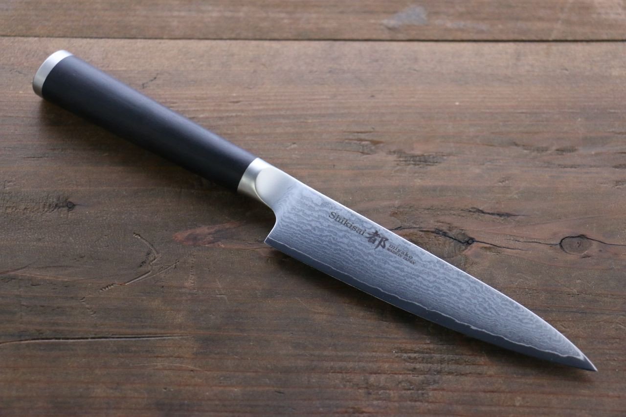 Premium Miyako AUS8 33-Layer Damascus Petty Utility Knife 5.1