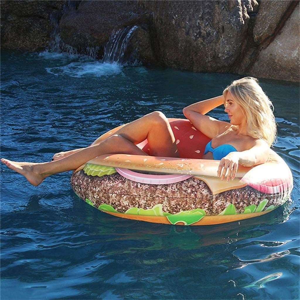 **Inflatable Pool Float Airbed for Adults & Kids - Comfortable Water Bubble Bar for Swimming, Lounging & Relaxing in Pool, Lake or Beach**