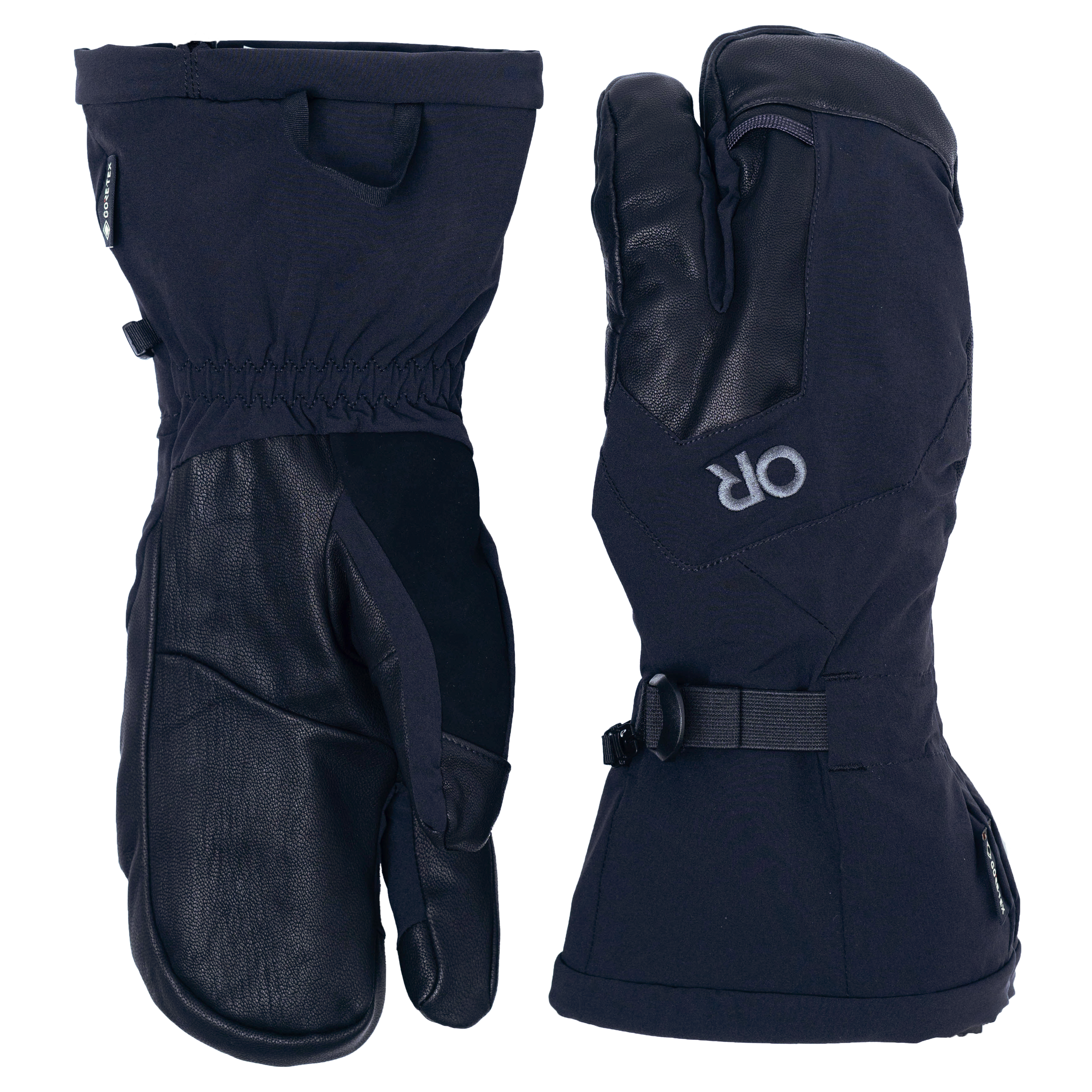 Arete Modular GORE-TEX 3 Finger Gloves - Waterproof & Windproof Tactical Gloves for Outdoor Activities, Hunting, and Cold Weather Use