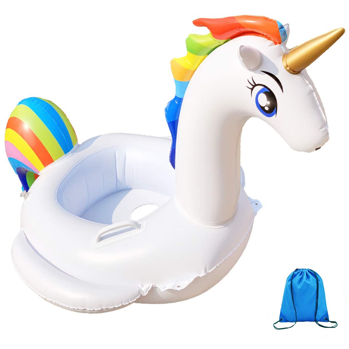 Unicorn Inflatable Baby Pool Float for Toddlers - Fun Water Toy for 3-6 Year Old Boys & Girls - Large Kids Swimming Float for Outdoor Pool Parties, Beach & Backyard Water Play
