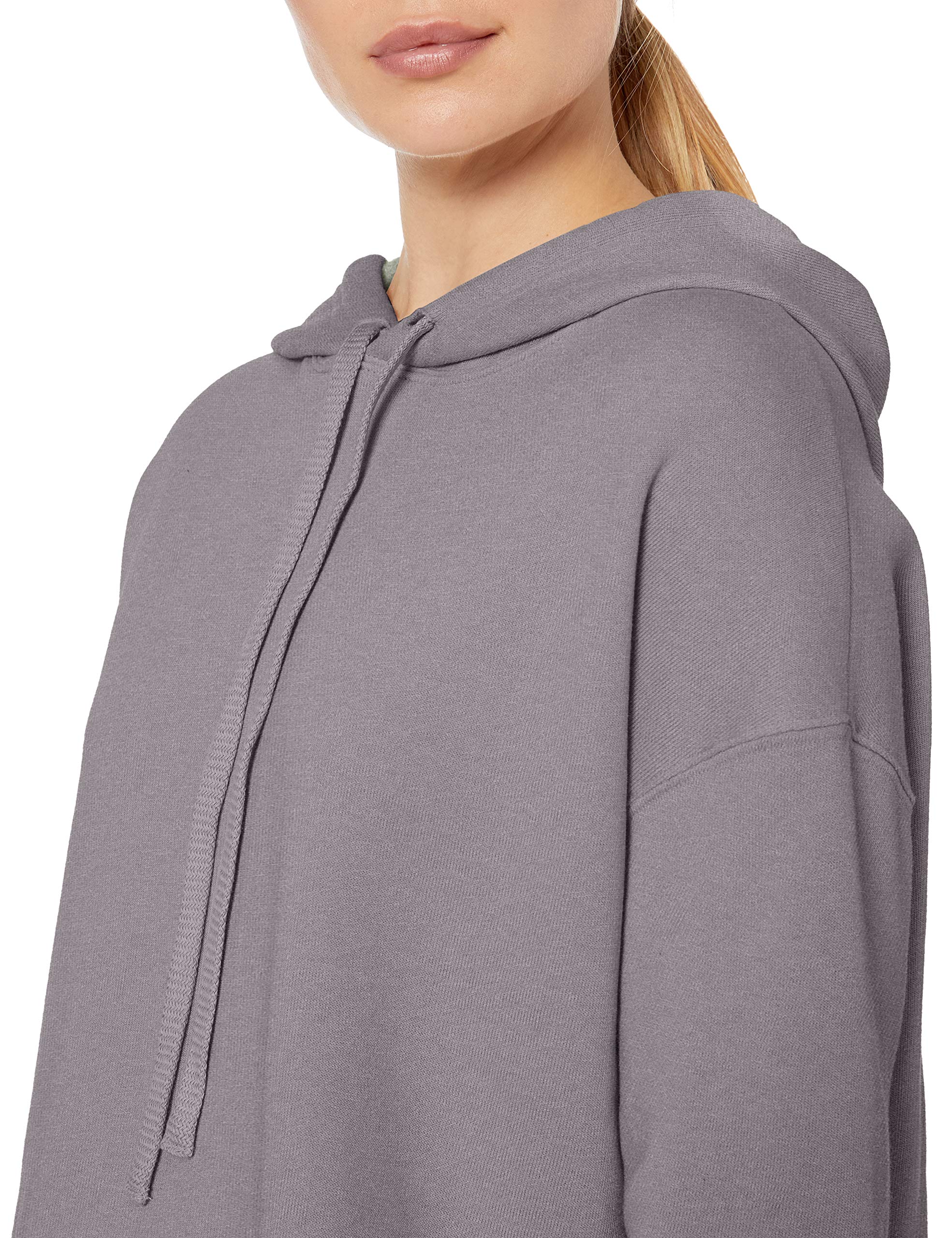 Women's Cropped Fleece Hoodie 2-Pack - Soft Warm Pullover Sweatshirt for Casual Wear, Lounge & Outdoor Activities