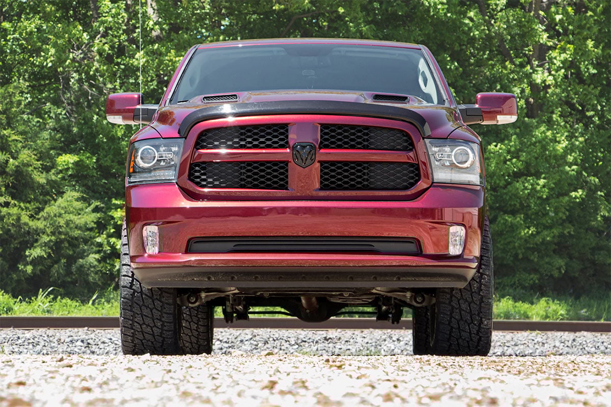3 Inch Lift Kit for Ram 1500 4WD (2012-2018 & Classic) | Heavy Duty N3 Struts & Shocks | Part# 31231RED | Off-Roading & Truck Customization Upgrade